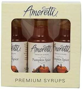 AbeB v~A pvL XpCX Vbv 50ml 3pbN Amoretti Premium Pumpkin Spice Syrups 50ml 3 Pack