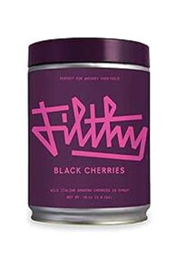 Filthy Food Filthy Black Amarena Cocktail Cherries, 45 Oz Tin, 170 Cherries