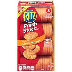 bc NbJ[ tbV X^bN SA11.6 IX (6 pbN) Ritz Crackers Fresh Stacks Whole Wheat, 11.6 Ounce (Pack of 6)