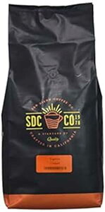 TfBGSR[q[GXvb\A_[N[XgAӁA5|hobO San Diego Coffee Espresso, Dark Roast, Ground, 5-Pound Bag