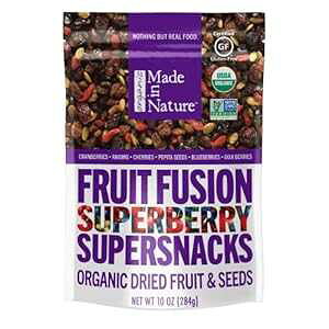 Made in Nature X[p[x[ t[c t[WAI[KjbN hC t[cƎq̃gC ~bNXAr[K XibNA12 IX obO Made in Nature Superberry Fruit Fusion, Organic Dried