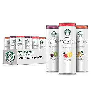 X^[obNX RTD GiW[ hNAtbV[A3 t[o[ oGeB pbNA12 IX̐ꂽ (12 pbN) Starbucks - RTD Coffee Starbucks RTD Energy Drink, Refreshers, 3 Flavor Variety Pac