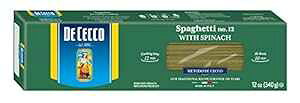 De Cecco ق񑐃pX^AXpQbeB No.12A12 IX De Cecco Spinach Pasta, Spaghetti No.12, 12 oz