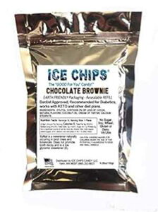 ICE CHIPS LVg[ LfBA5.28 IX̑傫ȍĖ\ȃ|[`BYOet[i`R[guEj[j ICE CHIPS Xylitol Candy in Large 5.28 oz Resealable Pouch; Low Carb 