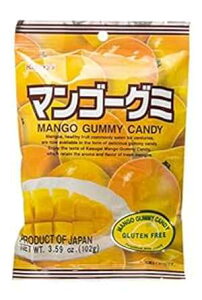 tO~LfB }S[ 3.59IX (12) Kasugai Gummy Candy, Mango, 3.59-Ounce Bags (Pack of 12)