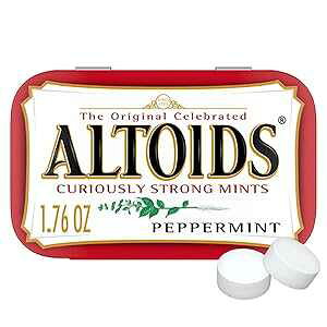 ALTOIDS Classic Peppermint Breath Mints, 1.76 oz Tin ALTOIDS Classic Peppermint Breath Mints, 1.76 oz Tin