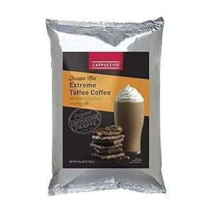 Jv`[l GNXg[ gtB[ R[q[ tby ~bNX - 3 |h obO Cappuccine Extreme Toffee Coffee Frappe Mix - 3 lb Bag