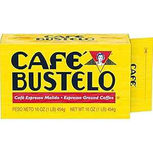 JtF oXe GXvb\ _[N[Xg OEh R[q[ ubNA16 IX (12 pbN) Cafe Bustelo Caf Bustelo Espresso Dark Roast Ground Coffee Brick, 16 Ounces (Pack of 12)
