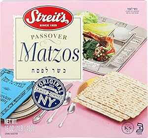 Streit's MatzoA߂z̃R[V }bcH NbJ[Aʂ̗ǂANXs[ NbJ[A1 |h (1 |h) Streit's Matzo, Kosher for Passover Matzoh Crackers, Airy, Crispy Crackers, 1 Pound (1 Pound)