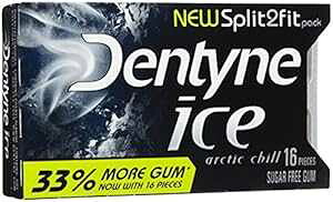 Dentyne Ice S/F A[NeBbN `KAătBbgA16  (9 pbN) Dentyne Ice S/F Arctic Chill Gum, Split to Fit, 16 Count (Pack of 9)