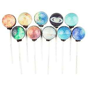 Galaxy PlanetAGalaxy Lollipops Planet DesignsAMtgpbP[WAXCJAčŎA10A2|h Sparko Sweets Galaxy Planet, Galaxy Lollipops Planet Designs, Gift Packaged, Watermelon Flavor, Handcrafted in USA, 10 Piece