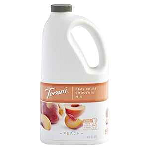 Torani A t[c X[W[ X[W[ ~bNXAs[`A64 IX Torani Real Fruit Smoothie Smoothie Mix, Peach, 64 Ounce