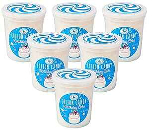 �o�[�X�f�[�P�[�L�R�b�g���L�����f�B�[6�p�b�N ? �x���A�a�����A�M���O�M�t�g�A�p�[�e�B�[�̋L�O�i�̂��߂̃��j�[�N�ȃA�C�f�A CHOCOLATE STORYBOOK Birthday Cake Cotton Candy 6 pack Unique Idea for Holiday