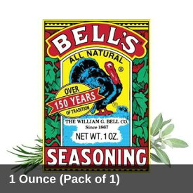 Bell's All Natural Seasoning 1oz Box, Classic Salt-Free Poultry Blend, Gluten-Free, Kosher & Non-GMO