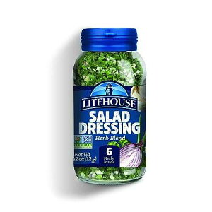 Litehouse Freeze Dried Salad Dressing Herb Blend, Mix of Chives, Garlic, Dill, Parsley, Shallots & Red Onion, Non-GMO, Gluten-Free, Fresh Herb Blend, 0.42 Oz