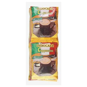 Indocafe Cappuccino Instant Coffee 25 Gram, (10 Sachet)