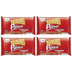 Gran Pavesi Salted Crackers 8.8 Oz (Pack of 4)