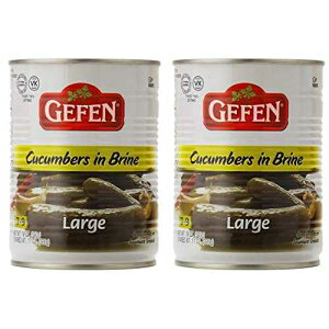 Gefen, Large Pickled Cucumber in Brine, 19oz (2 Pack)