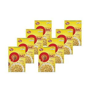 Honey Ohs! Crunchy Breakfast Cereal Os Made with Sweetened Corn, Oats and Rice, 14 OZ Box (Pack of 8)