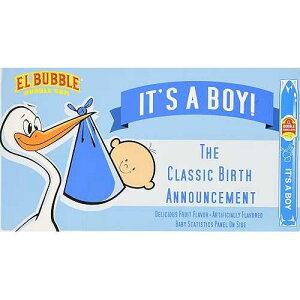 El Bubble It's A Boy バブルガム葉巻、パッケージ (36 個パック) Dubble Bubble El Bubble It's A Boy Bubble Gum Cigars, Packages (Pack of 36)