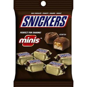 SNICKERS ~jTCY `R[g LfBo[ 4.4 IX obO (12 pbN) SNICKERS Minis Size Chocolate Candy Bars 4.4-Ounce Bag (Pack of 12)