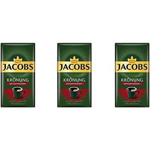 Jacobs Kronung Entkoffeiniert fJtFOEhR[q[ 500 O / 17.6 IX (3 pbN) Jacobs Kronung Entkoffeiniert Decaf Ground Coffee 500 Gram / 17.6 Ounce (Pack of 3)