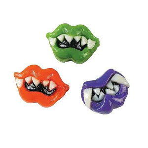 Fun Express Lizard Lip Candy, 46 Pieces, Individually Wrapped, Halloween and Monster Spooky Candy, Trick or Treat, Party Favors