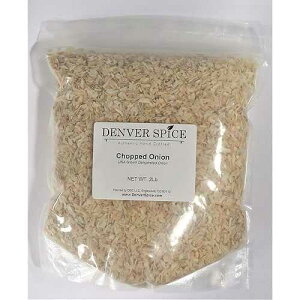 ʂ˂݂̂؂ - 2|h - X[vAV`[A[Xgp̊ʂ˂̑傫߂̃Jbg Denver Spice Onion,Chopped-2Lb-Large Cut of Dried Onion for Soups,Stews, and Roasts
