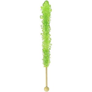 SP �G���^�[�v���C�Y ���C�g�O���[�� �X�e�B�b�N�L�����f�B�[ 36 �� SP Enterprises Light Green Rock Candy on a Stick, 36 Count