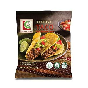 Little's Cuisine Original Taco Seasoning Mix (Case of 8) Non-GMO, Sugar-Free, Kosher, Gluten-Free