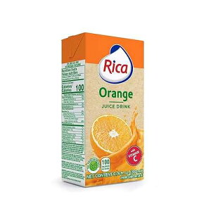 Orange Juice Drink Jugo de Naranja Rica 200 Ml (12 Pack)