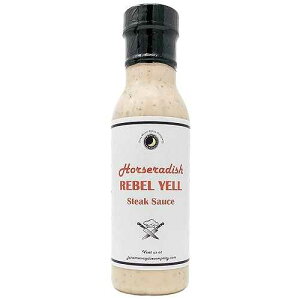 June Moon Spice Company Premium HORSERADISH Rebel Yell Steak & Grilling Sauce Low Saturated Fat Low Cholesterol Low Sugar CRAFTED in Small Batches with Farm Fresh INGREDIENTS for Premium Flavor and Zest