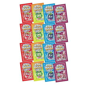 TILTAY POP BOOM Popping Candy ? 4 Flavor Assortment, Strawberry, Cherry Cola, Green Apple, Blue Raspberry - 16 Packs, 5.28 Ounce