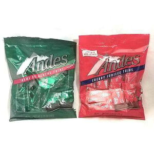 �A���f�X �R���{ �`�F���[ �W���r���[�ƃN���[�� �h �����e �V���Y�� 2 �Z�b�g�A�i�`����������ѐl�H�t���[�o�[ HNB Andes Combo Cherry Jubilee and Creme De Menthe Thins 2-pc natural and Artificially Flavored