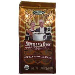Newman's Own �I�[�K�j�b�N �X�y�V���� �u�����h �O���E���h �R�[�q�[�A10 �I���X �o�b�O (3 �p�b�N) Newman's Own Organic Special Blend Ground Coffee, 10-Ounce Bags (Pack of 3)