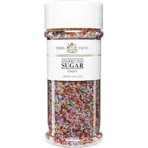 India Tree Confetti Sparkling Sugar, 7.5 oz Jar (Pack of 3)