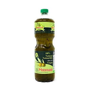 Mabrouka 100% v~A bR o[W I[uICAt@[XgR[hvXA(1 bg) 34 tʃIX Mabrouka 100% Premium Moroccan Virgin Olive Oil, First Cold Pressed, (1 Liter) 34 Fl Oz
