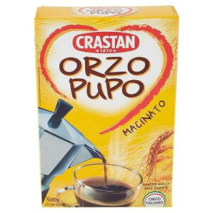 NX^ - C^AY[Xg&҂唞 [Orzo Pupo Macinato]A(1) - 17.5 IX  Crastan - Italian Roasted & Ground Barley [Orzo Pupo Macinato], (1)- 17.5 oz. Box