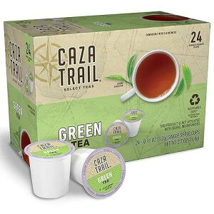 Caza Trail Green Tea Pods, Single Serve (24 Count)