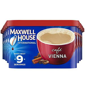 Maxwell House International Vienna Caf -Style Instant Coffee Beverage Mix (8 ct Pack, 9 oz Canister)