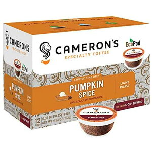 Cameron's Coffee Holiday VOT[u|bhAt[o[tApvLXpCXA12  Cameron's Coffee Holiday Single Serve Pods, Flavored, Pumpkin Spice, 12 Count