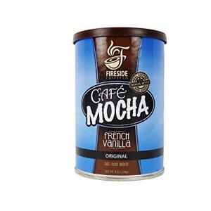 Fireside Coffee JtF J CX^g t[o[ R[q[ 8 IX LjX^[ - t` oj Fireside Coffee Cafe Mocha Instant Flavor Coffee 8 Ounce Canister -French Vanilla