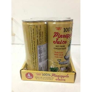 g[_[W[Y 100% pCibvW[X I pbN (4 ) Trader Joes I Pack (4 Cans) Trader Joe's 100% Pineapple Juice