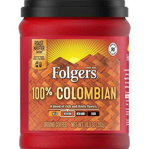 フォルジャーズ 100% コロンビアコーヒー 10.3 (2パック) Folgers 100% Colombian Coffee 10.3 (2 Pack)