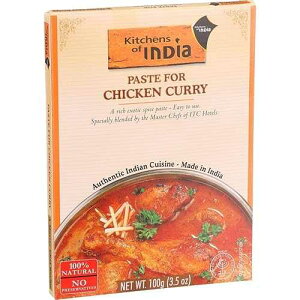 Kitchens of India �`�L���J���[�y�[�X�g�A3.5�I���X�i6�p�b�N�j Kitchens of India Chicken Curry Paste, 3.5 Ounce (Pack of 6)