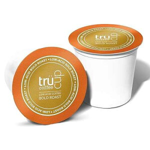 TRUCUP tr cup Low Acid Bold Roast Coffee - Recyclable 48 Count Coffee Pods