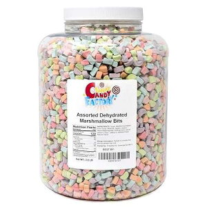 Sarah's Candy Factory Assorted Dehydrated Marshmallow Bits in Jar (2.5 Pound (Pack of 1))