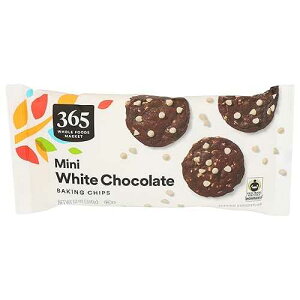 365 by Whole Foods Market, Chocolate Chips Mini White Chocolate, 12 Ounce