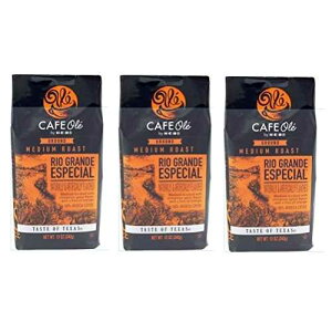 �J�t�F �I�[�� ���I �O�����f �G�X�y�V���� �O���E���h �R�[�q�[ 12 �I���X (3�ܓ���) Cafe Ole Rio Grande Especial Ground Coffee 12 oz. (Pack of 3 bags)