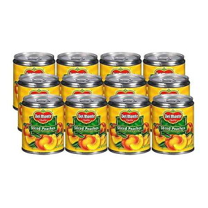 Del Monte Sliced Yellow Cling Canned Peaches in Heavy Syrup, 8.5 oz Can (Pack of 12 Cans) Del Monte Sliced Yellow Cling Canned Peaches in Heavy Syrup, 8.5 oz Can (Pack of 12 Cans)